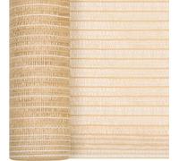 vidaXL, panel divisor para vallas, color beige, 3,6 x 50 metros, material HDPE, 150 g/m²