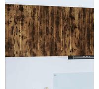 vidaXL Panel frontal para lavavajillas, diseño Kalmar en roble ahumado, 60 x 31 x 80 cm