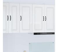 vidaXL Panel frontal para lavavajillas, modelo Kalmar, acabado blanco brillante, dimensiones 40 x 31 x 80 cm