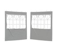 vidaXL Panel Lateral de Tienda para Fiestas 2 pcs 200 x 195 cm, Toldo Rectangular Moderno, decoración de Evento, Refugio Temporal, reunión al Aire Libre, Resistente al Sol y al Agua