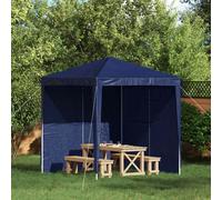 vidaXL Panel lateral de tienda para fiestas 2 uds. 200 x 195 cm Azul