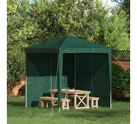 vidaXL Panel lateral de tienda para fiestas 2 uds. 200 x 195 cm Verde