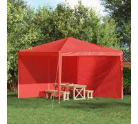 vidaXL Panel lateral de tienda para fiestas 2 uds. 300 x 195 cm Rojo