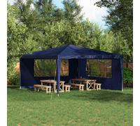 vidaXL Panel lateral de tienda para fiestas 2 uds. 400 x 195 cm Azul