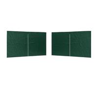 vidaXL Panel Lateral de Tienda para Fiestas 2 uds. 400 x 195 cm Verde