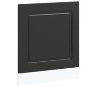 vidaXL Panel para lavavajillas Kalmar Negra 60x1,5x57 cm