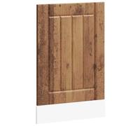 vidaXL Panel para lavavajillas Lucca Madera contrachapada Madera Vieja