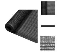 vidaXL Panel para valla, color antracita, 1,8 x 25 metros, HDPE, 150 g/m² - Toldos y protectores solares