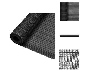 vidaXL Panel para valla, color antracita, 1,8 x 25 metros, HDPE, 75 g/m² - Toldos y protección solar