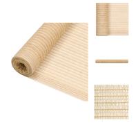 vidaXL Panel para valla, color beige, 1,8 x 50 metros, HDPE, 195 g/m² - Toldos y protección solar