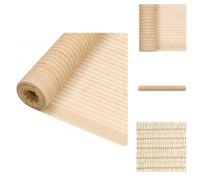vidaXL Panel para valla, color beige, 3,6 x 50 metros, HDPE, 75 g/m² - Toldos y protección solar