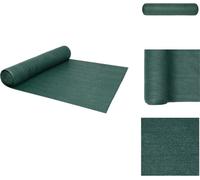 vidaXL Panel para valla, color verde, 1,2 x 25 metros, HDPE, 195 g/m² - Toldos y protección solar
