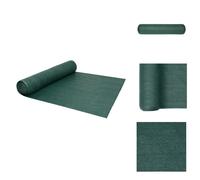 vidaXL Panel para valla, color verde, 1,5 x 25 metros, HDPE, 195 g/m² - Toldos y protección solar