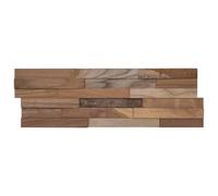 vidaXL Paneles de pared 10 uds. Natural 56 x 18 x 2 cm