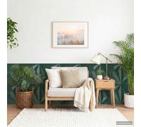 vidaXL Paneles de pared 24 uds. 50 x 50 cm Verde Estrella Espuma XPS