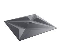 vidaXL Paneles de pared 48 pcs Gris Estrella 50 x 50 cm Espuma XPS