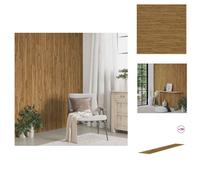 vidaXL Paneles de pared con aspecto de madera, color marrón, PVC, 4,12 m² - Revestimiento para paredes