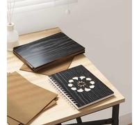 vidaXL Paneles Decorativos 150 uds. Roble Negro 21 x 30 x 0,27 cm