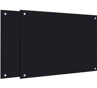 vidaXL Paneles protectores para cocina, 2 unidades, color , 70x50 cm, vidrio templado