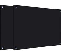 vidaXL Paneles protectores para cocina, 2 unidades, color , 80x60 cm, vidrio templado
