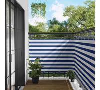 vidaXL Pantalla de Balcón 110 x 800 cm Tela Oxford Rectangular Azul y