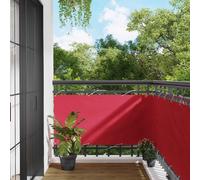 vidaXL Pantalla de Balcón 75 x 300 cm Tela Oxford Rectangular Burdeos