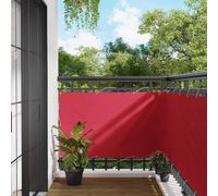 vidaXL Pantalla de Balcón 90 x 300 cm Tela Oxford Rectangular Burdeos
