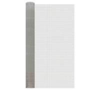 vidaXL Pantalla de malla, 100 x 500 cm, 6 mallas, acero inoxidable 201, color plateado