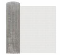 vidaXL Pantalla de malla 40 x 1000 cm 6 Mesh Acero Inoxidable 201