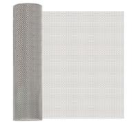 vidaXL Pantalla de malla, 40 x 1000 cm, 8 mallas, acero inoxidable 201, color plateado
