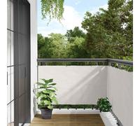 vidaXL Pantalla de privacidad de balcón PVC blanco 600x120 cm
