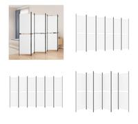 vidaXL, pantalla divisoria de 6 paneles, blanca, 300x180 cm, tela. Ideal para separar espacios