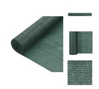 vidaXL, pantalla para valla, color verde, 2 x 50 metros, HDPE, 75 g/m² - Toldos y protección solar