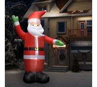 vidaXL Papá Noel inflable con LED adorno navideño IP44 4,5 m