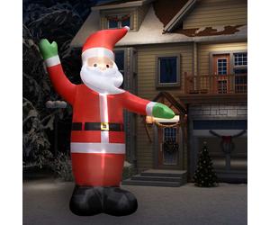 vidaXL Papá Noel inflable con LED adorno navideño IP44 4,5 m