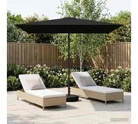 vidaXL Paraguas de Jardín con Base 200 x 300 cm Poliéster Rectangular