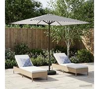 vidaXL Paraguas de Jardín con Base 200 x 300 cm Poliéster Rectangular