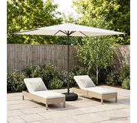 vidaXL Paraguas de Jardín con Base 200 x 300 cm Poliéster Rectangular