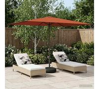 vidaXL Paraguas de Jardín con Base 200 x 300 cm Poliéster Rectangular