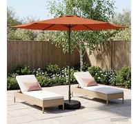 vidaXL Paraguas de Jardín con Base 300 x 300 cm Poliéster Rectangular