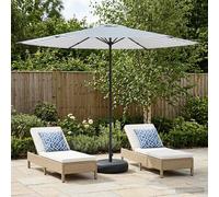 vidaXL Paraguas de Jardín con Base 300 x 300 cm Poliéster Rectangular