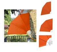 vidaXL: Parasol abatible para balcón, color terracota, 210x210 cm - Parasoles y protección solar