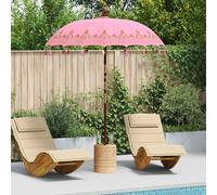 vidaXL Parasol Balinés Rosa 185 x 185 x 260 cm Algodón
