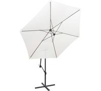 vidaXL Parasol para pérgola, 3 metros, color arena y blanco