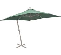 vidaXL Parasol para pérgola, 300x300 cm, verde, mástil de aluminio