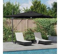 vidaXL Parasol Roma, color , 286 x 284 x 270 cm, fabricado en aluminio y poliéster