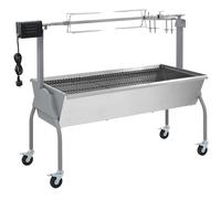 vidaXL Parrilla De Barbacoa Con Asador Y Motor Eléctrico