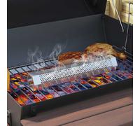 vidaXL Parrilla de barril con 2 rejillas de cocción 3 uds. Metal Negro
