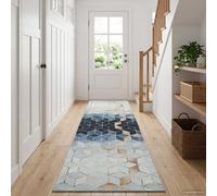 vidaXL Pasillo de alfombra LESAKA Plateado 100 x 450 cm