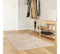 vidaXL Pasillo de alfombra MARSA Beige 100 x 200 cm Poliéster y PVC